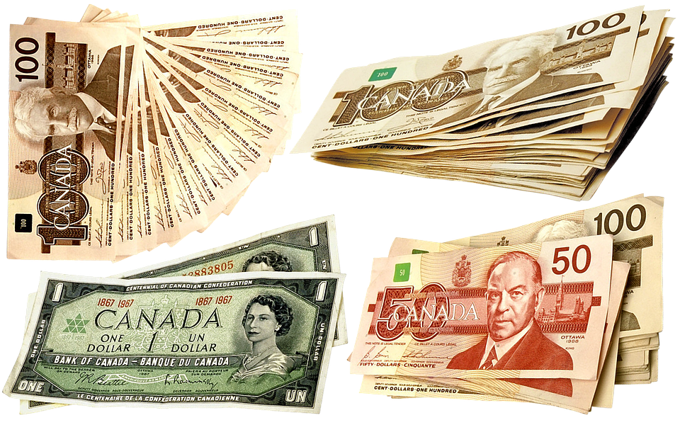 kanadské peníze